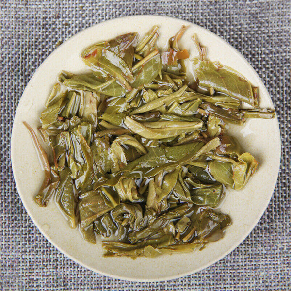 HelloYoung 200g Cha Tea Top Bamboo Shell Packaging Pu'er Tea Organic Alpine Tree Tea 勐海味生茶