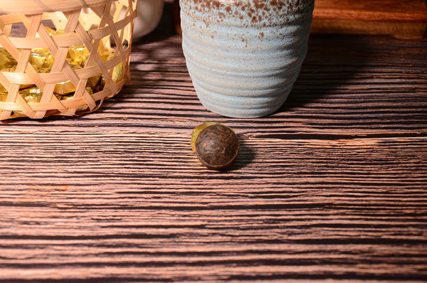 HelloYoung 500g Golden Classics Mini Tuocha Original Flavor Ripe Tea Yunnan Pu'er Tea