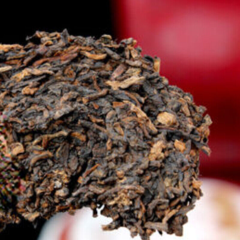 HelloYoung 150g Menghai Dayi Ripe Pu-erh Tea Cake Wu Zi Deng Ke Puer
