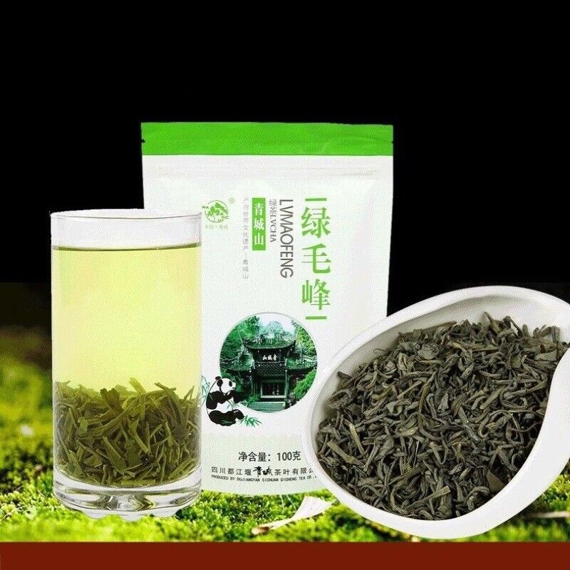Qingcheng Mountain Green Mao Feng Tea 100g Bag Sichuan High Mountain Green Tea Main image