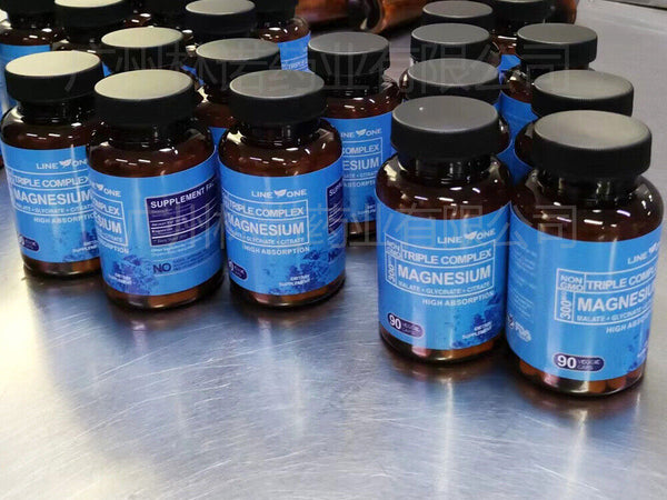 Magnesium Complex 300mg ,MALATE+GLYCINATE+CITRATE  ,90 caps