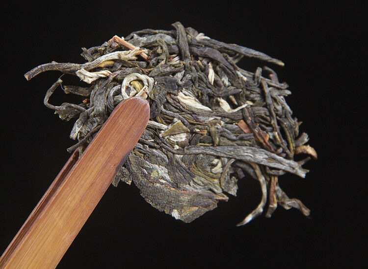 HelloYoung 100g Yunnan Menghai He Kai Sun Green Pu-erh Raw Tea Cake Seven Seed Cake Tea