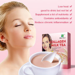 Skin Whiten Milk Tea Natural Herbal Beauty Detox Colleagen Milk Tea