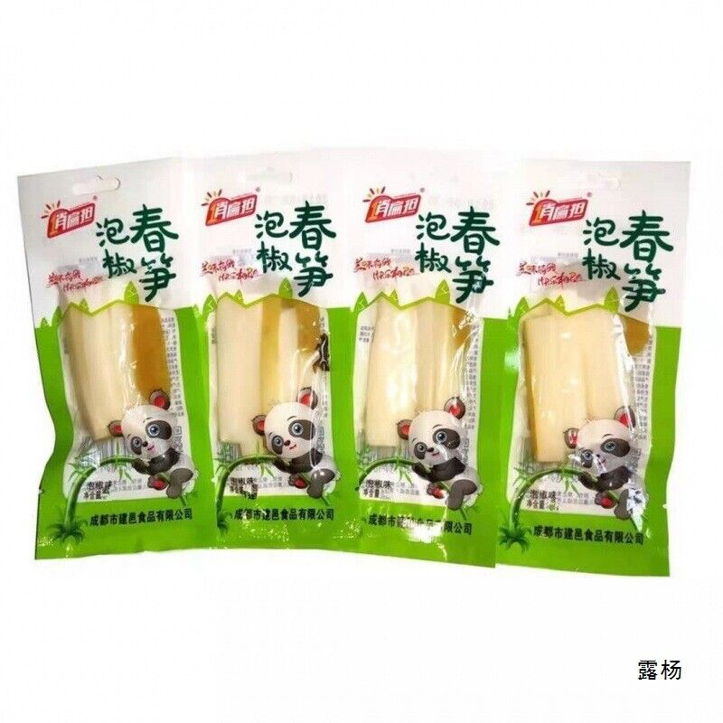Qiao Biandan 32g Pickled Bamboo Shoots Spicy Snack Instant Crisp Treat Secondary image
