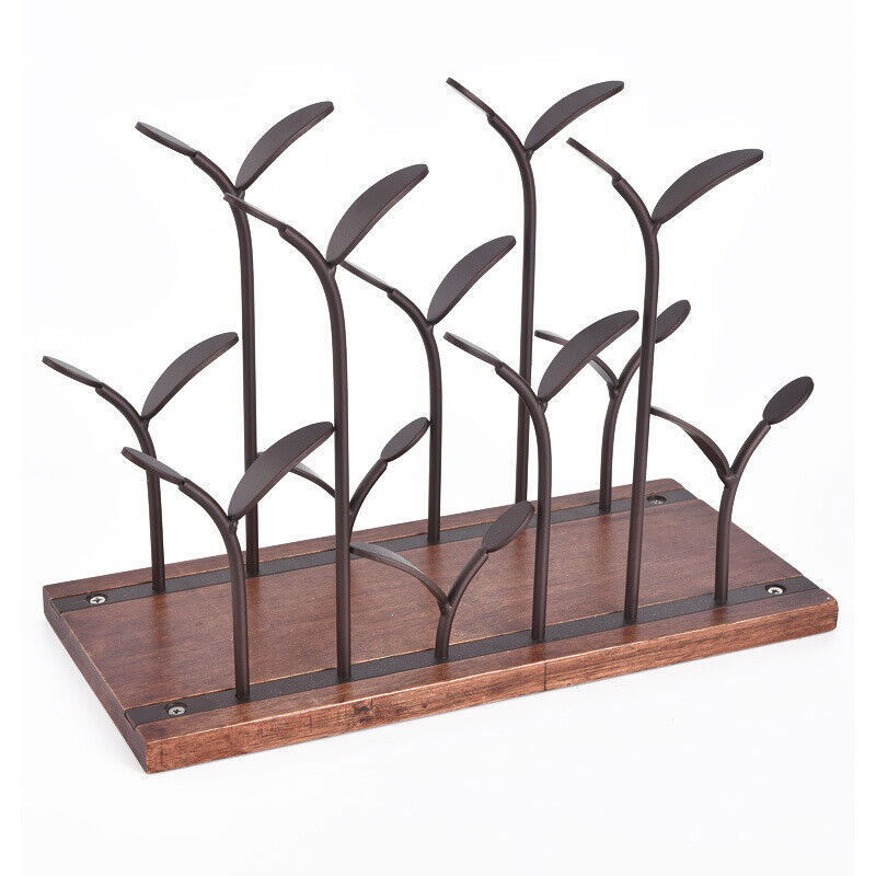 Artwork Figurine Creative Bottle Holders New Metal Wine Rack Modern Crafts Gift