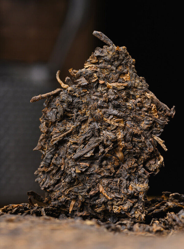 HelloYoung Banzhang Wuzhai Puerh Tea Ripe Tea Cake Old Banzhang Palace Grade 357g/12.59oz