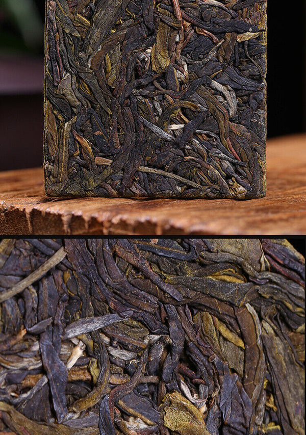 HelloYoung 500g Yunnan Pu'er Tea Raw Tea Leaves Xigui Thin Slices Small Slices Square Tea