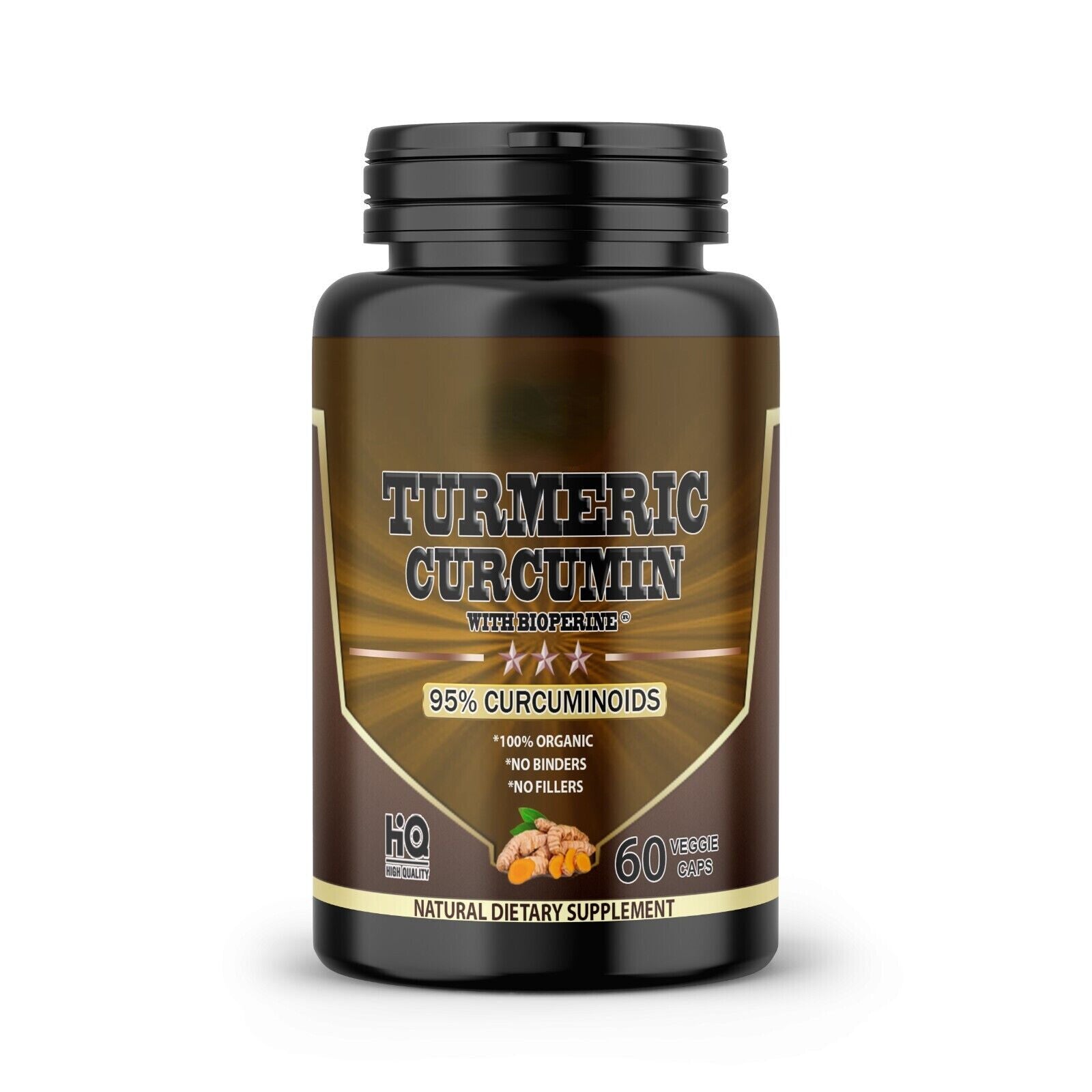 Turmeric Curcumin Potency 95% BioPerine Black Pepper Extract Bone & Joint Health