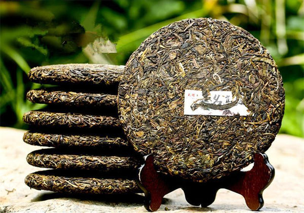 357g Yunnan Highland Raw Pu-erh Tea Cake Old Tree Puerh Tribute Tea Puer Sheng 茶