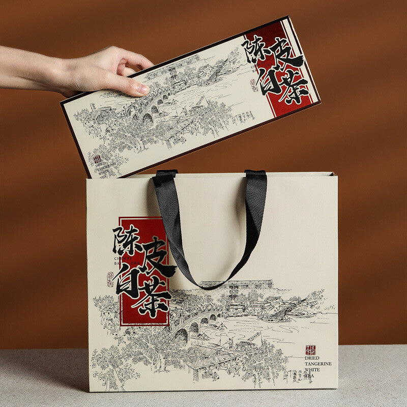 Chenpi White Tea 2015 Gongmei with 2013 Xinhui Chenpi Small Square 180g Main image