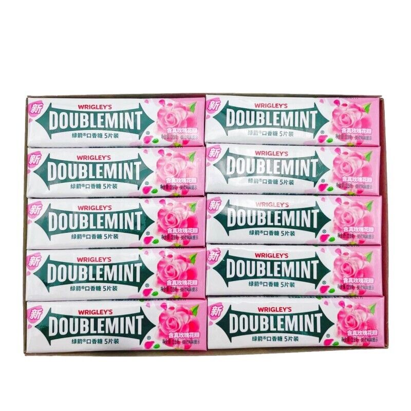 Rose Mint DOUBLEMINT Kaugummi 5pcs x 20 Portable Pack für frischen Atem Secondary image