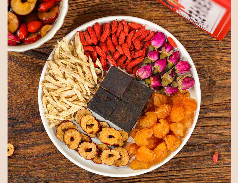 HelloYoung 150g Black sugar ginger date wolfberry tea brown sugar cinnamon flower tea