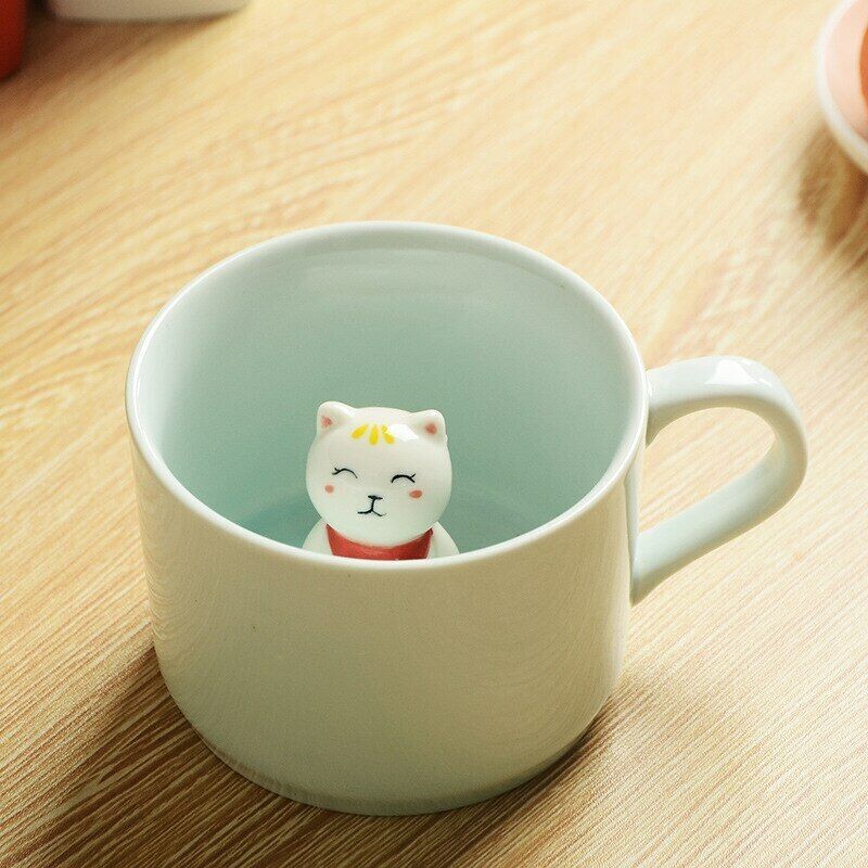 Mugs Cute Animal Coffee Milk Tea Cup New Arrive Creative Cartoon Ceramic Mugs