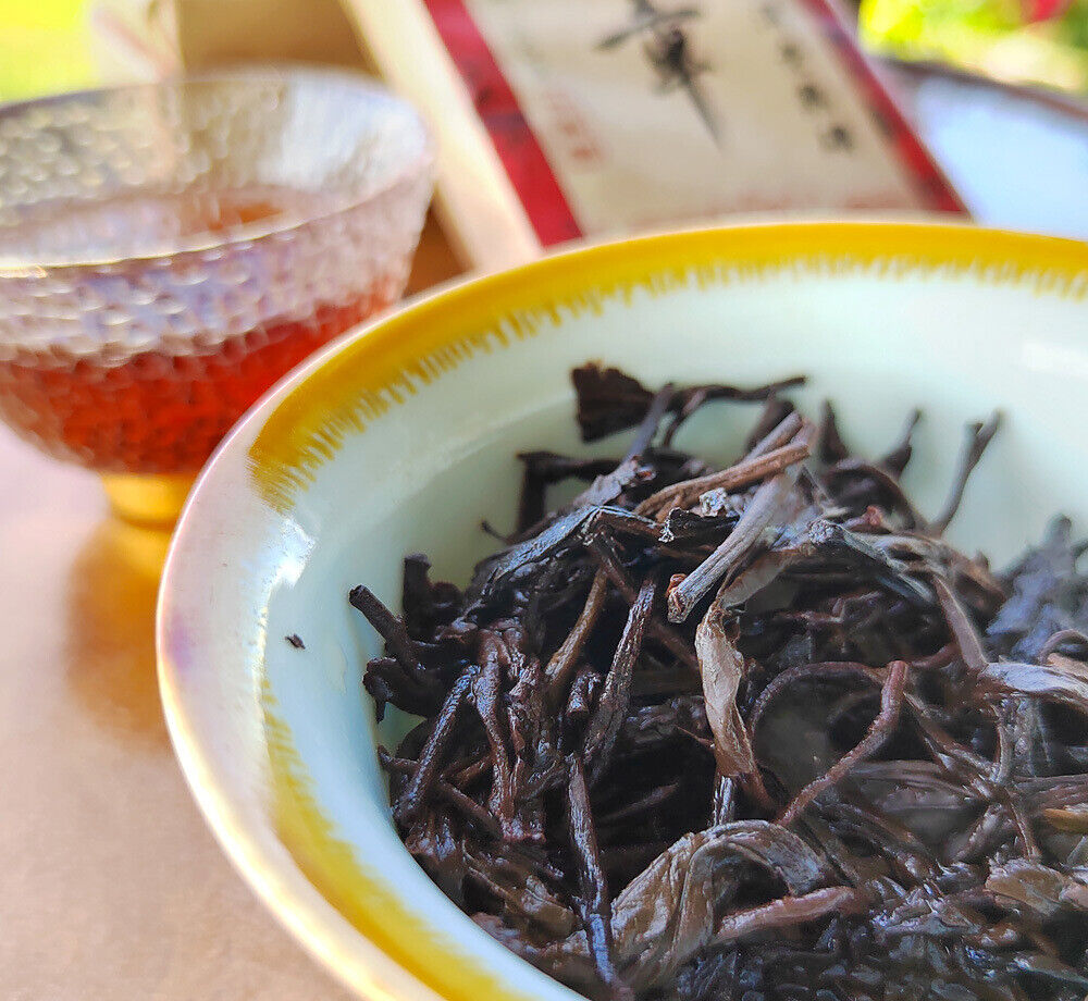HelloYoung 200g Laobanzhang Pu'er Tea Mature Tea Pu'er Tea Bricks Yunnan Aged Old Pu'er Tea
