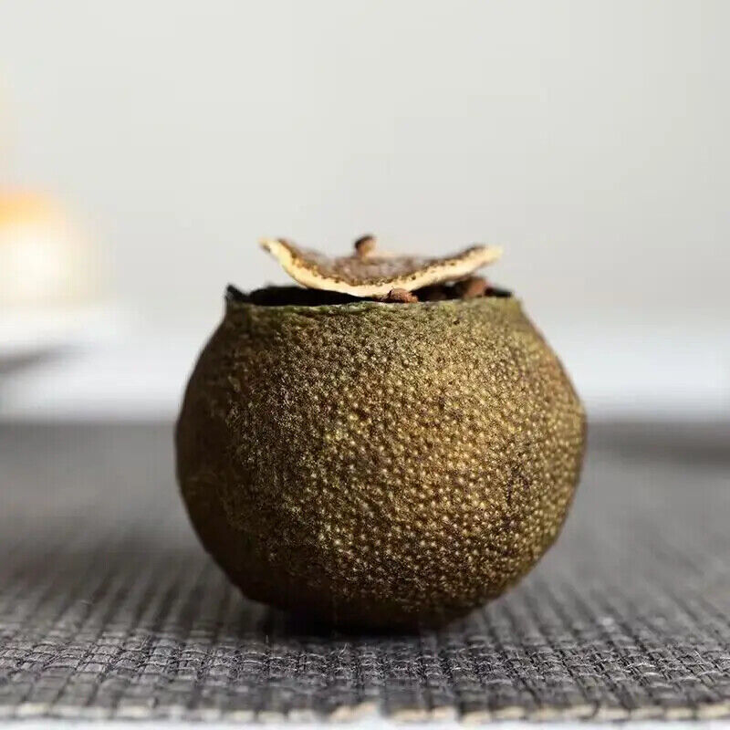 Famous Old Tangerine Ripe Puerh Dried Green Orange Peel Puer Tea Ball 500G