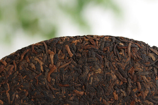 HelloYoung 357g Yunnan Pu'er Tea Banzhang Ancient Rhyme Aged Ripe Cake Seven Seed Cake Tea