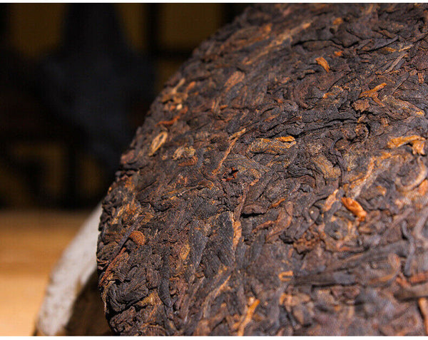 HelloYoung Puerh Ripe Tea Old Banzhang Ripe Tea Cake 357g Pu'er Tea Yunnan Pu'er Tea Cake