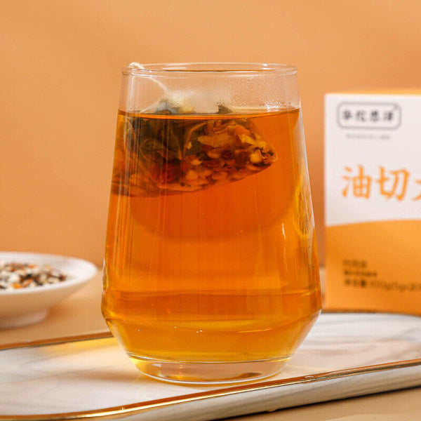 HelloYoung Oil Cut Potbelly Tea Bag Winter Melon Lotus Leaf Barley Red Beans Peel Tea 100g