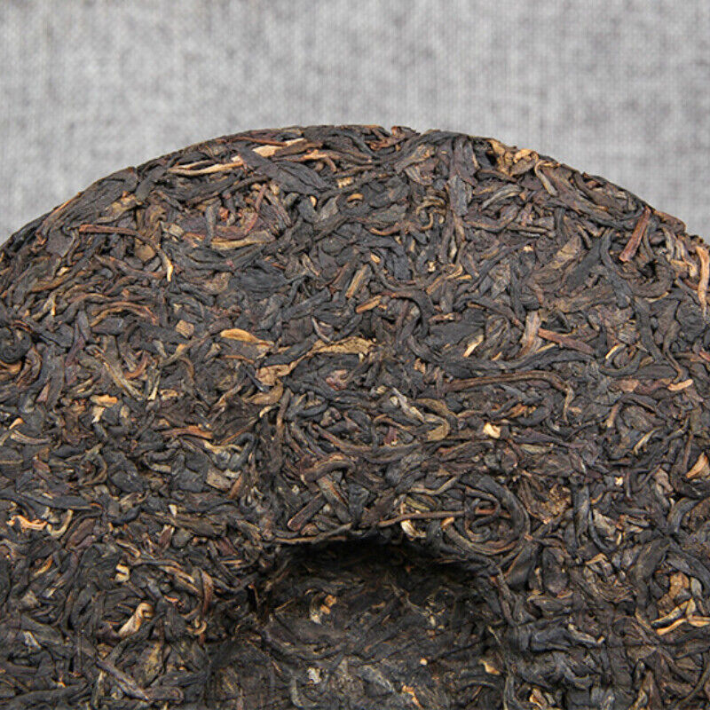 HelloYoung Big Leaf Pu-erh Green Tea Cake Health Care Natural 400g Yunnan Old Pu'er Raw Tea