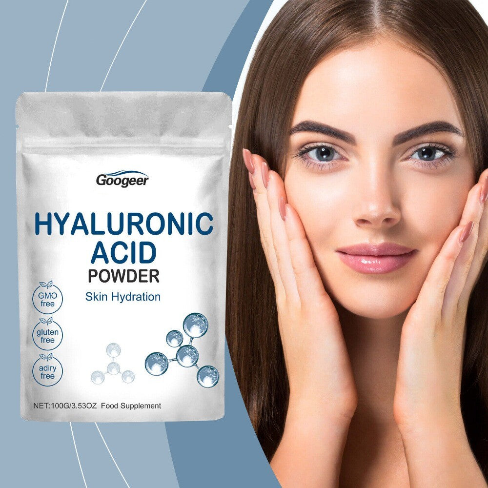 Googeer Hyaluronic Acid Powder Skin Hydration Joint Vegan