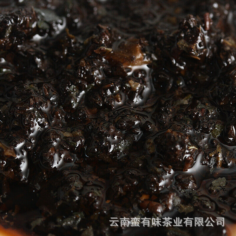 HelloYoung Yunnan Pu'er Tea 500g Glutinous Rice Fragrance Ripe Tuo(White Cotton) Pu'er