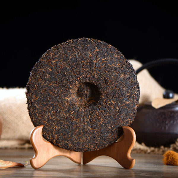 HelloYoung TeaBig Tree Ripe Tea 357g Chinese Black Tea Yunnan Pu-Erh Tea Premium Palace