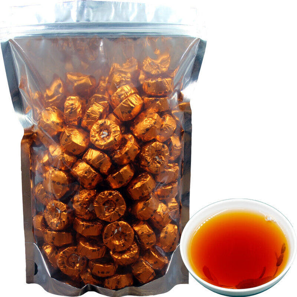 Parfum gluant de la famille Dai thé Tuo Yunnan Pu'er thé mûr parfum gluant 500g