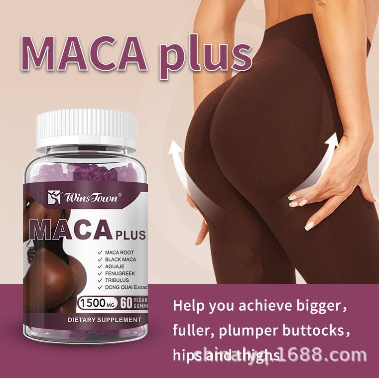 Maca Plus Gummy HIP BUTT ENLARGEMENT 100% Pure Natural Big Butt Gummies