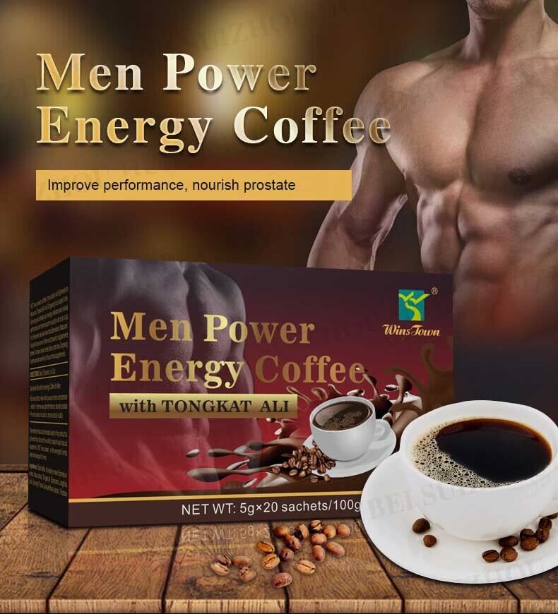 Männer Power Energy Kaffee Aktive Black Coffee Maka Ginseng Kaffee 5g*20bags Main image