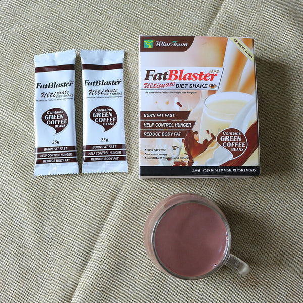 Fat Blaster Diet Replacement Weight Loss Chocolate Flavor Instant Coffee 25g*10