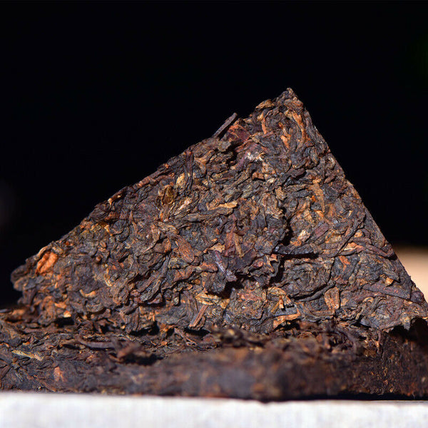 HelloYoung TeaPuerh Cooked Black Tea Healthy Drink 250g Chinese Tea Banzhang Pu-Erh Tea Brick