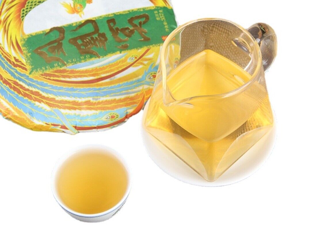 HelloYoung 357g Pu-erh Tea Cha Tea Cake Yiwu Phoenix Nest Ancient Tree Pu-erh Green Tea Main image