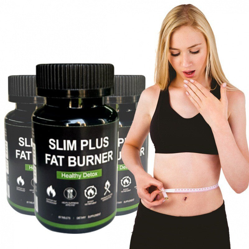 100% Authentic Organic Slim Plus Fat Burner healthy detox slimming capsule