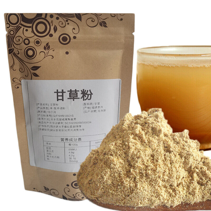 HelloYoung 100% Pure Organic Liquorice Extract Powder Licorice Root High Quality Herbal Secondary image