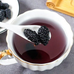 Dried Black Mulberries, Morus Nigra, Black Mulberry, Black Mulberry Dried Fruit