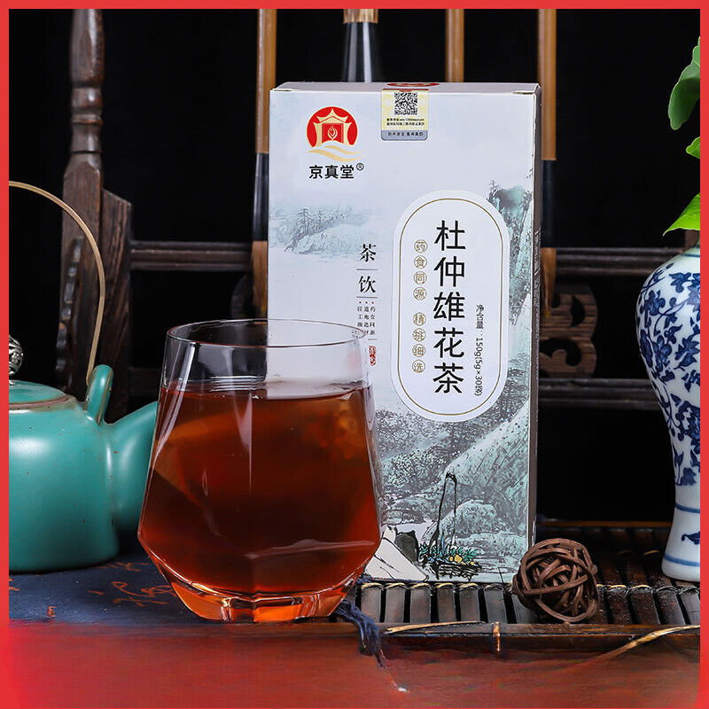 Men’s Five Treasure Tea Du Zhong Ginseng Goji Houttuynia Tea Bags Secondary image