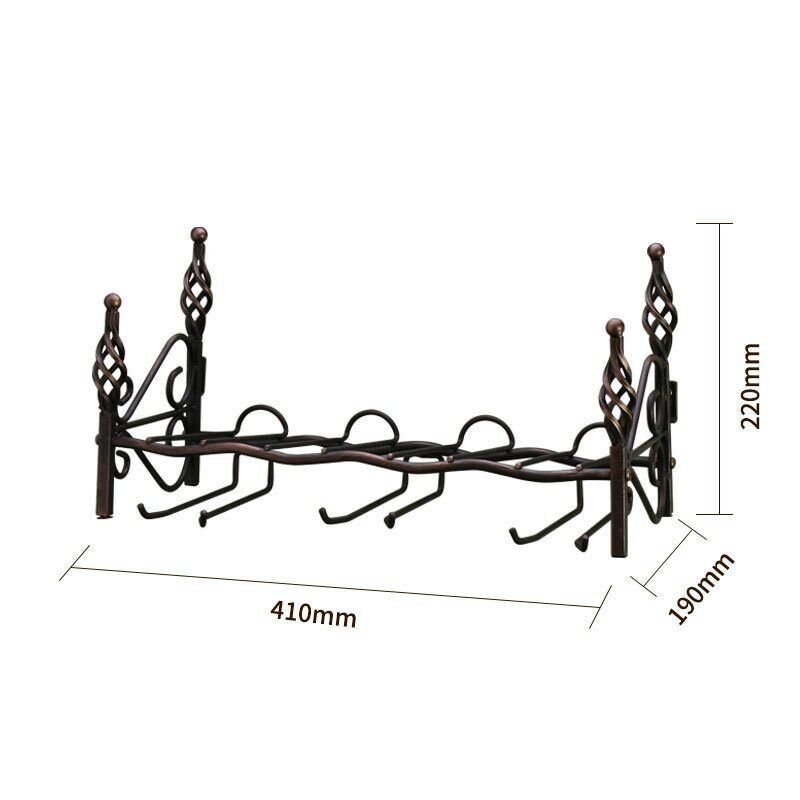 Wall-mounted Wine Rack New Bottle Holders Wine Storage Shelf Bar Wall Decoration