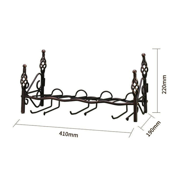 Wall-mounted Wine Rack New Bottle Holders Wine Storage Shelf Bar Wall Decoration