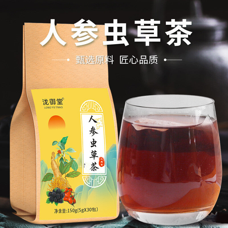 Ginseng Cordyceps Tea with Morinda Maca Goji Five Herb Wellness Tea Secondary image