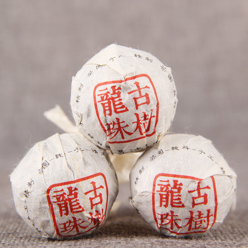 500gPuerh Cha Tea Ancient Tree Spring Tea Dragon Pearl Yunnan Small Grain Tuocha Secondary image