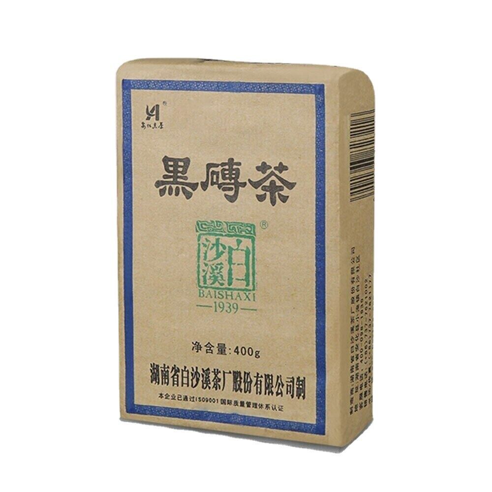 HelloYoung 400g Premium Anhua Baishaxi Hei Zhuan Cha Dark Tea Brick Tea China Tea Main image