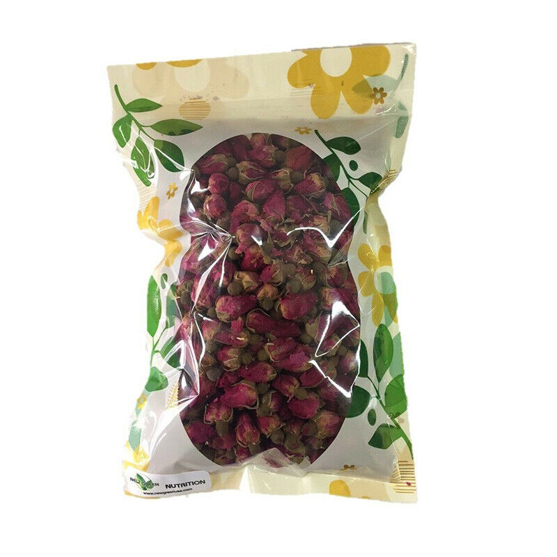 HelloYoung 100% Natural Health care (4 oz. Bag) Top Premium Dried Red Rose Buds Main image