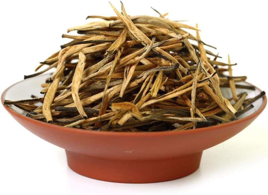 50g Nonpareil Yunnan Black Tea - Fengqing Dian Hong Dianhong Loose Leaf Needles