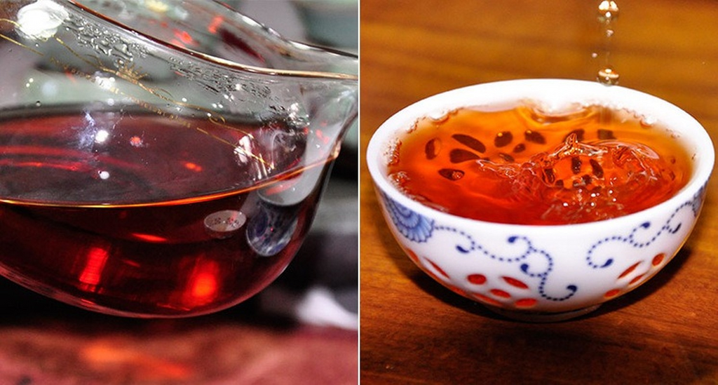 HelloYoung Ancient Tree Black Tea Yunnan Puerh Tea 7598 Ripe Pu-Erh Tea Cake Gift 357g