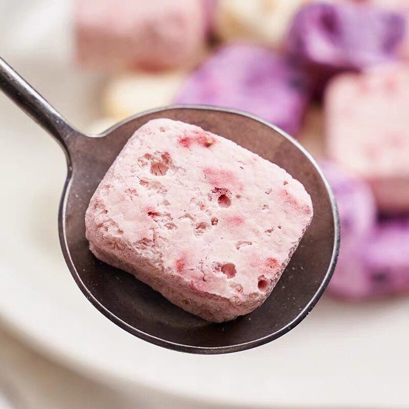 Strawberry Peach Blueberry Mango Fruit Snacks Freeze-Dried Yogurt Bites