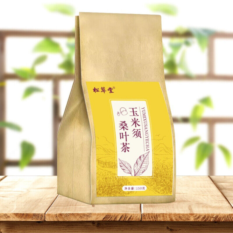 HelloYoung Corn Silk Mulberry Tea Chinese Organic Top-Grade Yumixu Sangye Herbal Tea 150g