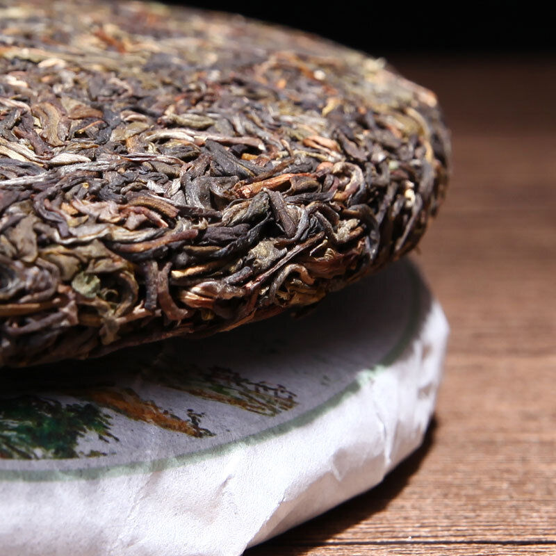 Pu'er Tea Glutinous Fragrance Pu'er Raw Tea Yunnan Qizi Cake Tea 357g Secondary image