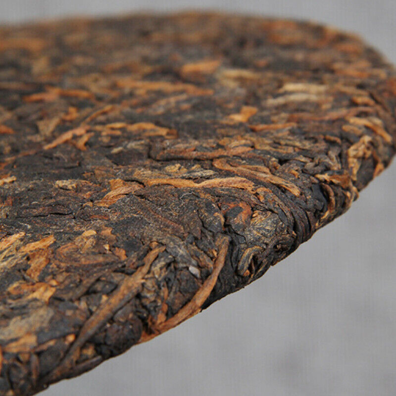 HelloYoung Tasty Golden Bud Ripe Tea Big Leaf Pu'er Tea Cake High Quality Black Tea 357g