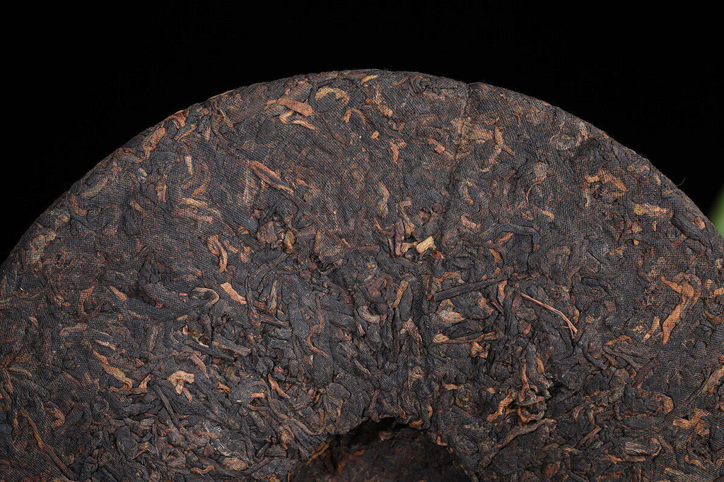 HelloYoung 357g Yunnan OldPanzhang Puerh Ripe Tea Cake Menghai Flavor Pure Material