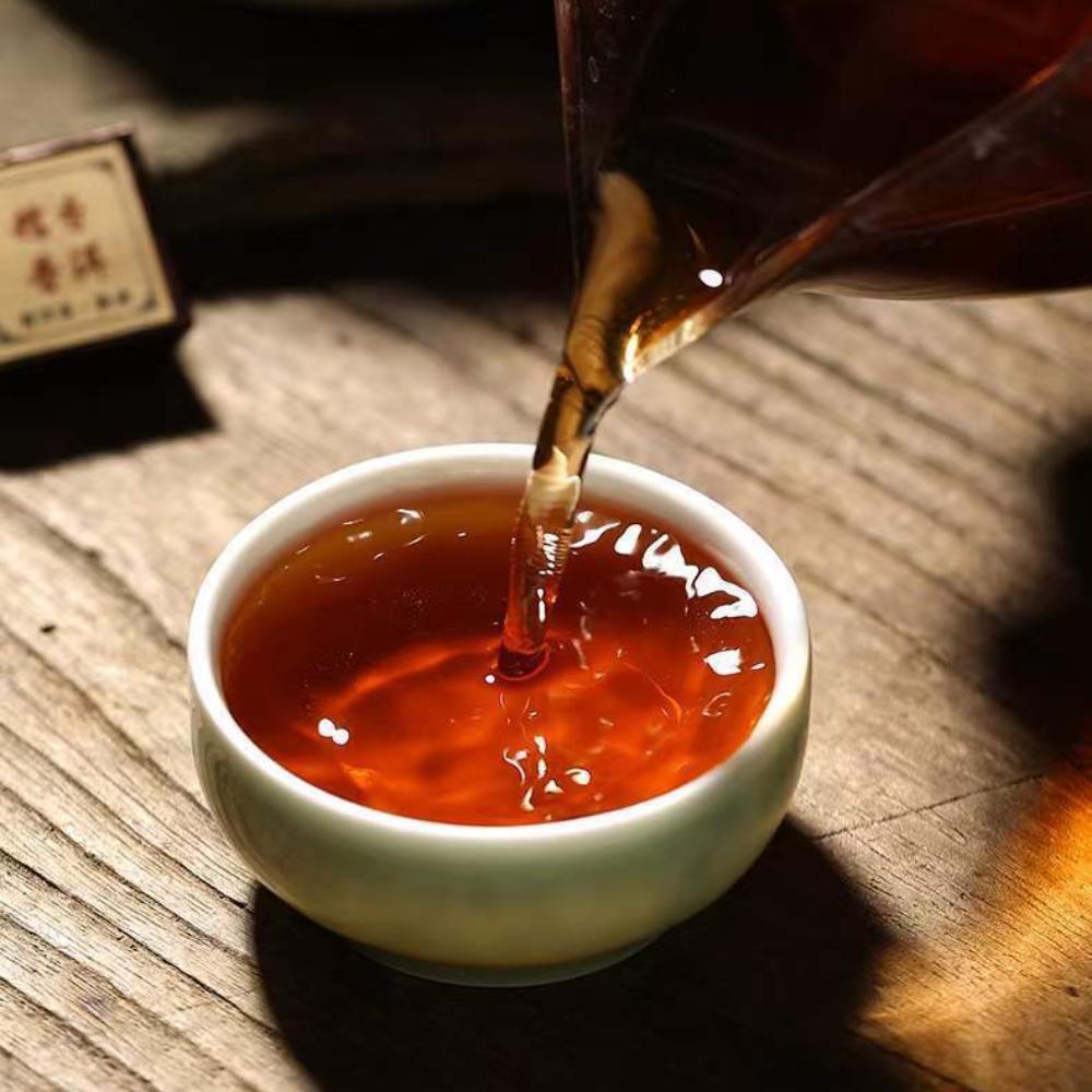 500g Premium Mini Tea Brick Aged Glutinous Rice Fragrant Ripe Pu'er Xiaotuo Tea